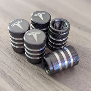 Tesla Car Tire Valve Core Caps 5pcs